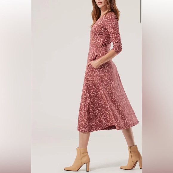 Pact Dresses & Skirts - Pact Western Fit & Flare Midi Party Dress Organic Cotton